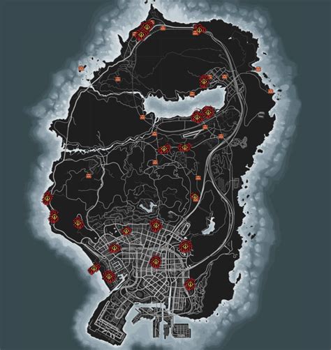 gta bounty hunter locations.